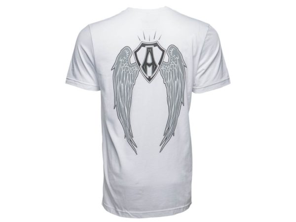 Arlen Ness Angel Wings White T-Shirt. 2X-Large - Image 2