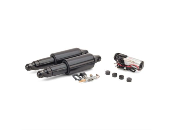 Rear Air Shock Absorbers - Black. Fits Touring 1990-2008.