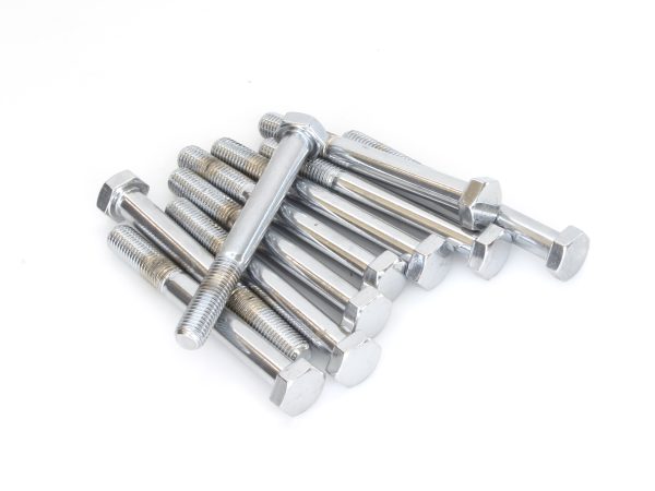 5/16-24 x 2-3/4" UNF Hex Head Bolt - Chrome. Pack 10.