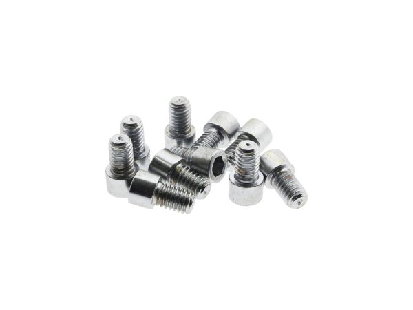 5/16-18 x 5/8" UNC Polished Socket Head Allen Bolts - Chrome. Pack 10.