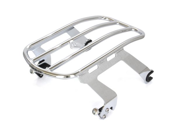 Quick Detachable Luggage Rack - Chrome. Fits Cobra Sissy Bar # COB-602-2006