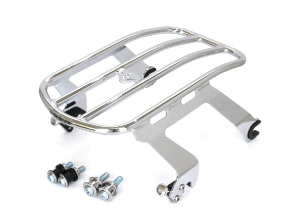 Quick Detachable Luggage Rack - Chrome. Fits Cobra Sissy Bar # COB-602-2006 - Image 2