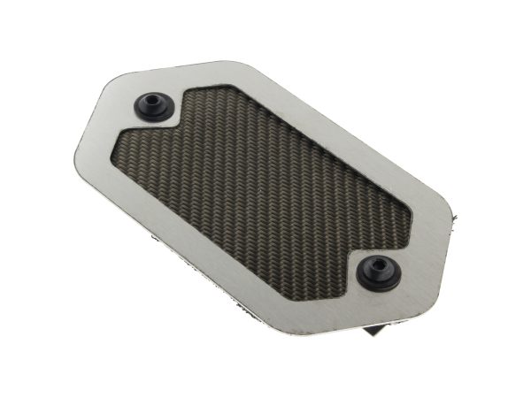 6.5" Universal Flexible Exhaust Heatshield - Brushed / Titanium.