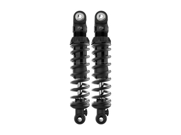 IFP-QSR Series, 12" Adjustable Heavy Duty Spring Rate Rear Shock Absorbers - Black. Fits Touring 1993up.