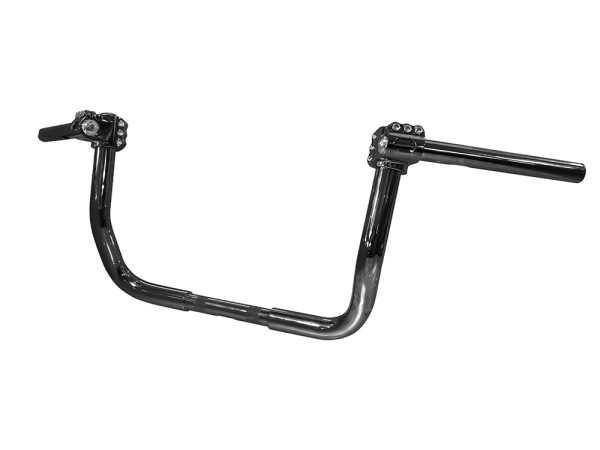 10" x 1-1/4" KlipHanger Handlebar - Black. Ultra Models 2008up and Street Glide 2008-2023