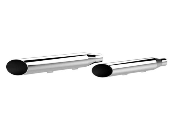 3" HP-Plus Slash Cut Slip-On Mufflers - Chrome. Fits Sportster 2014-2021