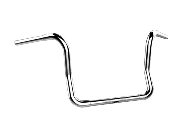 12" x 1-1/4" Fat Bagger Ape Handlebar - Chrome. Fits Touring 1996up with Fairing.