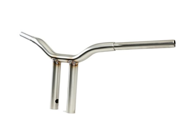 10" x 1-1/4" Straight One Piece Kage Fighter Handlebar - Stainless.