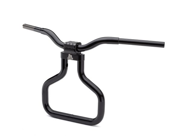 14" x 1-1/4" Straight Kage Fighter Handlebar - Gloss Black. Fits Road Glide 2015-2023