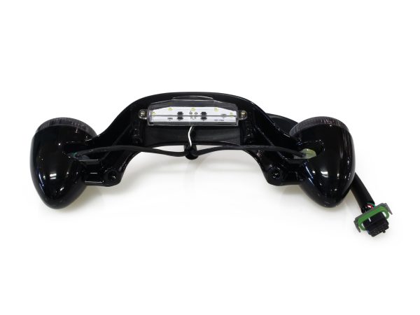 Gloss Black LED Rear Turn Signal Lightbar with Smoke Lenses. Fits Most Touring 2014-2024 - Image 3