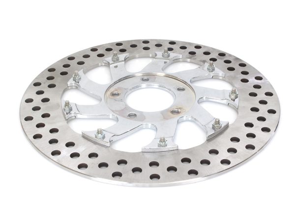 11.8" Right Hand Rear Torque Disc Rotor - Chrome. Fits Touring 2008up. - Image 2