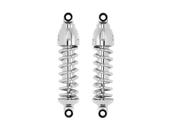 430 Series, 13" Heavy Duty Spring Rate Rear Shock Absorbers - Chrome. Fits Street 2015-2020