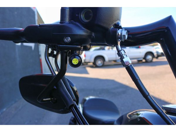 Bullet Pro Series Under Perch Turn Signals - Black. Fits most 1996up Hand Controls. - Image 4