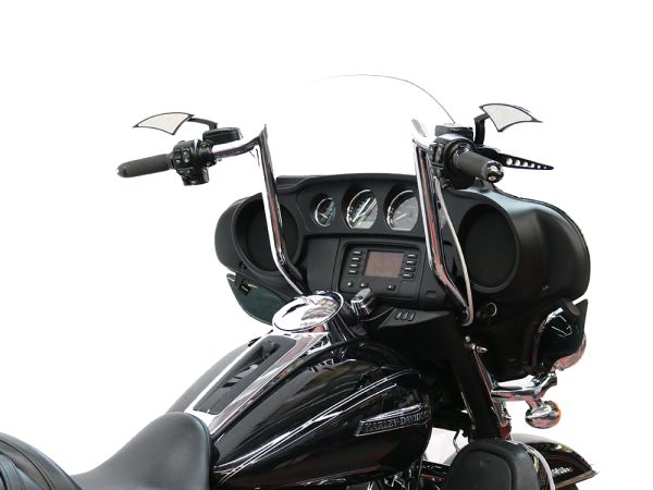 14" x 1-1/4" Bagger Monkey Handlebar - Chrome. Fits Ultra Models 1996up and Street Glide 1996-2023 - Image 2