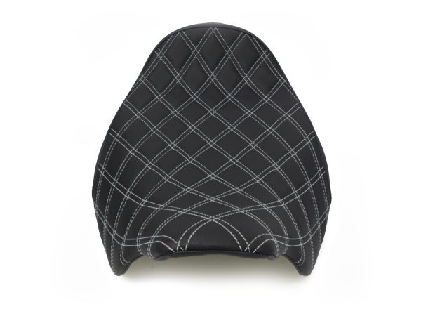 Renegade LS Solo Seat with Dark Grey Double Diamond Lattice Stitch. Fits Most Touring 2008-2024 - Image 2