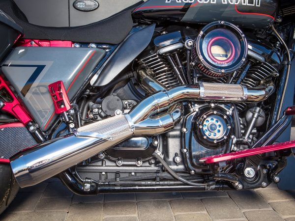 Big Sexy Performance 2-into-1 Exhaust - Polished. Fits Touring 2017up. - Image 2