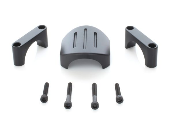 Speedo Bracket - Black. Fits 1-1/2" Diameter T-Bars using Dakota MCL, MCV or MLX Series Gauges.