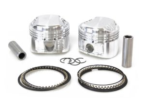 +.020" Pistons with 8.5:1 Compression Ratio. Fits Big Twin 1941-1979 with 74ci Shovel Engine.