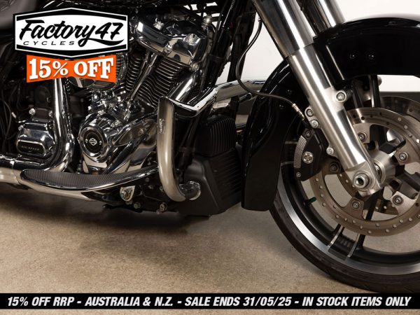 Defender Front Crashbar - Chrome. Fits Touring 2009-2023. - Image 2