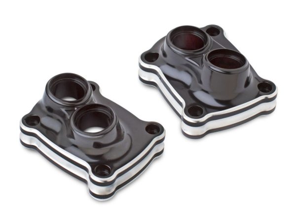 10-Gauge Tappet Block Covers - Black. Fits Milwaukee-Eight 2017up.