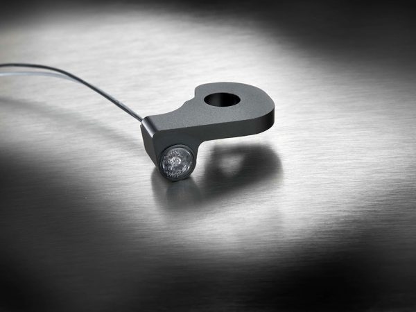 Dash A Under Perch Turn Signal Right - Black.  Fits Softail 2015-2024 & Touring 2009-2023 Models with Cable Clutch