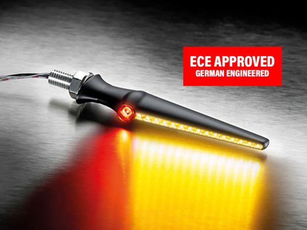 Jetstream DF LED Turn Signal - Amber Turn - Red Run/Brake - Black. - Image 4