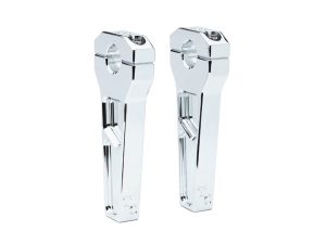 6" Straight Two Piece Riser Kit - Chrome. Fits 1-1/8" Handlebar.