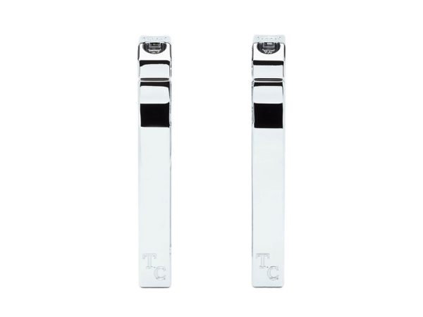 6" Straight Two Piece Riser Kit - Chrome. Fits 1-1/8" Handlebar. - Image 2