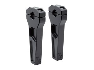 6" Straight Two Piece Riser Kit - Black. Fits 1-1/8" Handlebar.