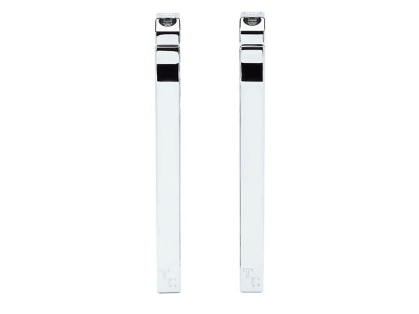 10" Straight Two Piece Riser Kit - Chrome. Fits 1-1/8" Handlebar. - Image 2