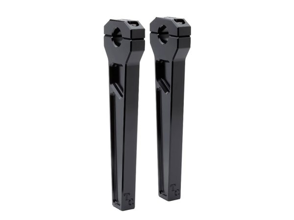 10" Straight Two Piece Riser Kit - Black. Fits 1-1/8" Handlebar.