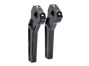 8" Pullback Two Piece Riser Kit - Black. Fits 1-1/8" Handlebar.