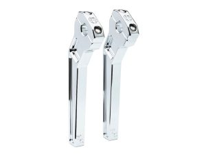 10" Pullback Two Piece Riser Kit - Chrome. Fits 1-1/8" Handlebar.