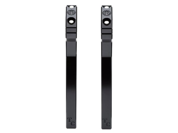 10" Pullback Two Piece Riser Kit - Black. Fits 1-1/8" Handlebar. - Image 2