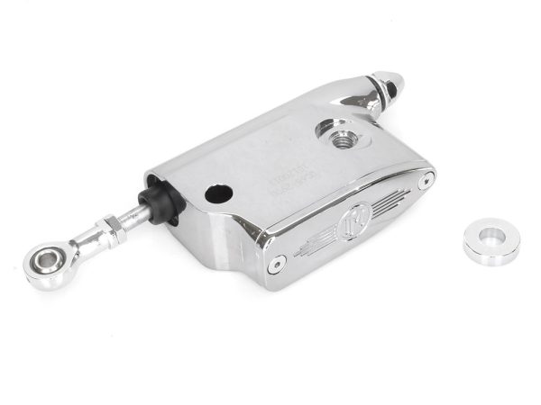11/16" Rear Brake Master Cylinder - Chrome. Fits Performance Machine Forward Controls.