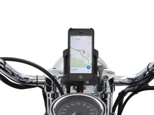 Standard Smartphone / GPS Holder - Black Clamp Suits 1-1/4" Bars