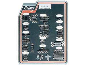 Polished Allen Head Show Bike Kit - Chrome. Fits Dyna 1999-2005.