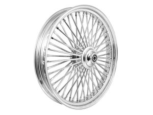 18" x 5.5" Mammoth Fat Spoke Rear Wheel - Chrome. Fits Dyna 2012-2017 & Sportster 2014-2021.