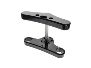 6 Degree Raked Wide Glide Triple Tree Kit - Black. Fits Breakout 2018up.