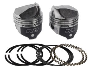 +.020" Dome Top Pistons with 8.2:1 Compression Ratio. Fits Sportster 1972-1985 with 1000cc Engine.