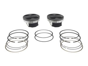 Std Pistons with 11.4:1 Compression Ratio. Fits Milwaukee-Eight 2017up with Big Bore 107ci to 124ci 4.250" Cylinders.