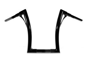 17" x 1-1/2" Flowbar Extra Tall Ape - Gloss Black. Fits Road Glide 2015-2023