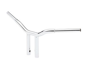 10" x 1-1/4" Straight One Piece Kage Fighter Handlebar - Chrome.