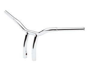 12" x 1-1/4" Pullback One Piece Kage Fighter Handlebar - Chrome.