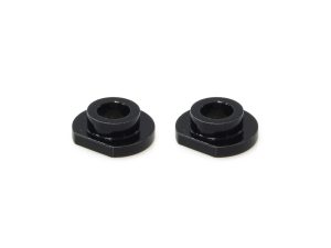 Riser Adapters - Gloss Black. Fits Softail Blackline 2011-2013.