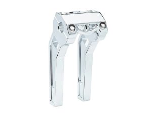 10" Pullback Performance Risers - Chrome. Fits 1-1/4" Handlebar