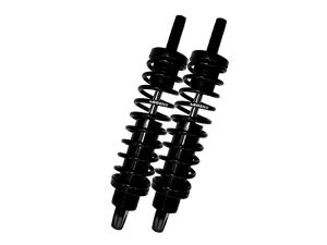 REVO Series, 12" Heavy Duty Spring Rate Rear Shock Absorbers - Black. Fits Dyna 1991-2017.