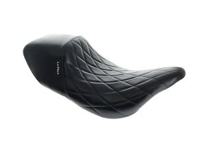 Bare Bones Up Front Reduced Reach Solo Seat with Diamond Stitching. Fits Most Touring 2008-2024