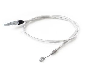 56" Quick Connect Upper Clutch Cable - Sterling Chromite. Fits Softail 2018-2024 & Most Touring 2021-2024