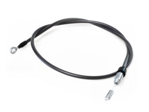 56" Quick Connect Upper Clutch Cable - Black Pearl. Fits Softail 2018-2024 & Most Touring 2021-2024